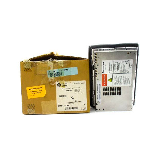 ALLEN BRADLEY 2711P-T7C4A2 SER. A 100-240VAC 1.3-0.65A NSMP