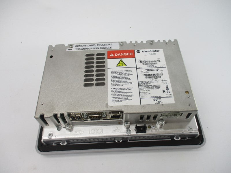 ALLEN BRADLEY 2711P-T7C4A2 SER. A 100-240VAC 1.3-0.65A NSMP