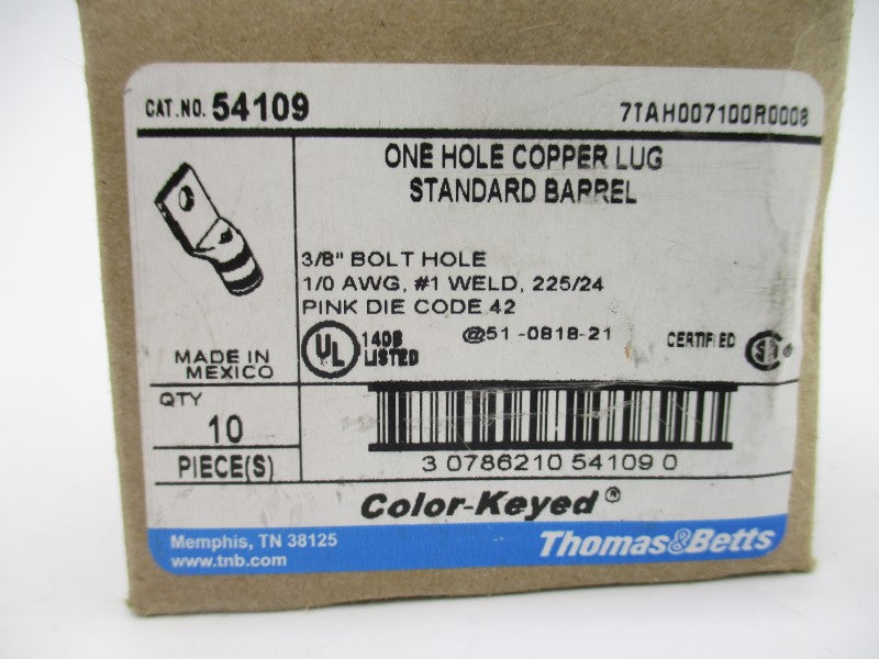 THOMAS & BETTS 54109 (PKG OF 10) NSMP