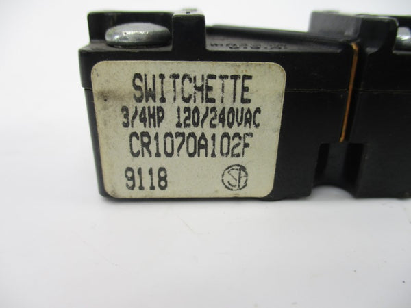 GENERAL ELECTRIC CR1070A102F 120/240VAC NSNP