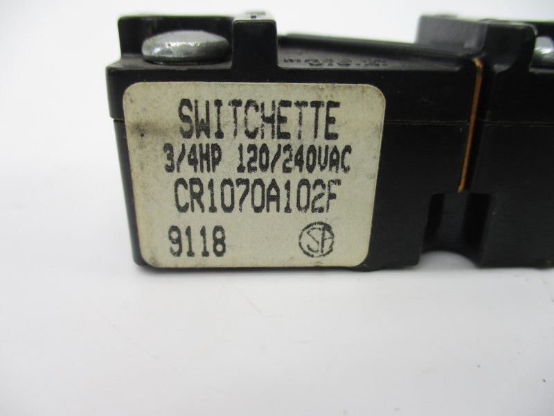 GENERAL ELECTRIC CR1070A102F 120/240VAC NSNP