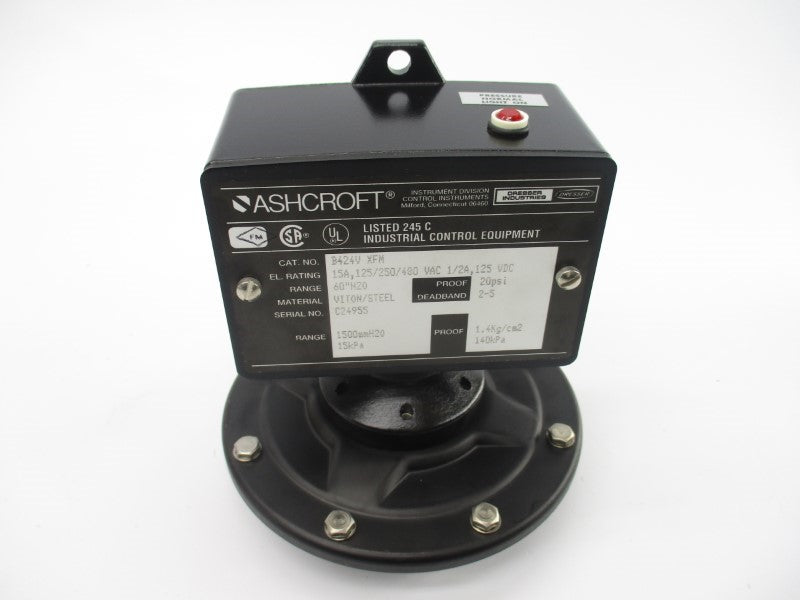 ASHCROFT B424VXFM 480VAC 15A 60"H2O NSMP