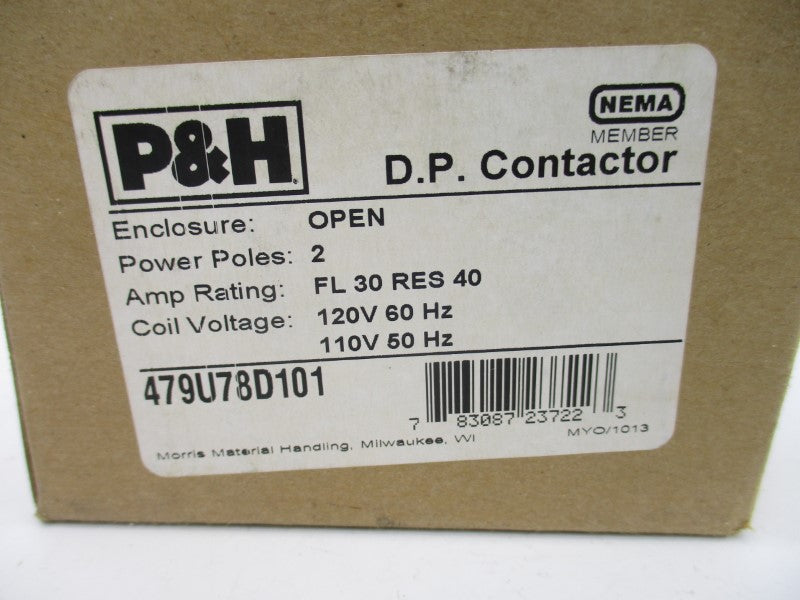P&H 479U78D101 110/120V 30A NSMP