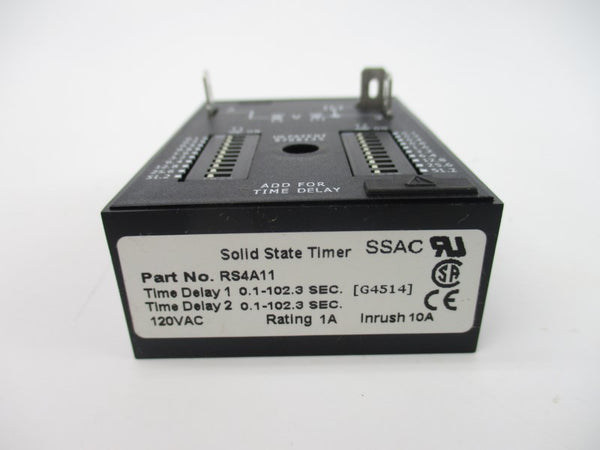 SSAC RS4A11 120VAC 1A 0.1-102.3SEC NSMP