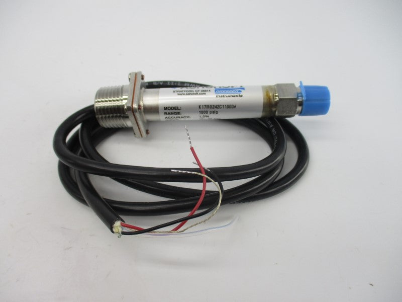ASHCROFT ASH-K1-7-M02-42-C1 10-30VDC 1000PSI NSMP