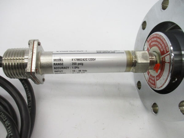 ASHCROFT K17M0242C1200# 10-36VDC 200PSI NSNP