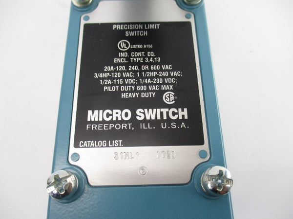 MICRO SWITCH 51ML1 600VAC 20A NSNP