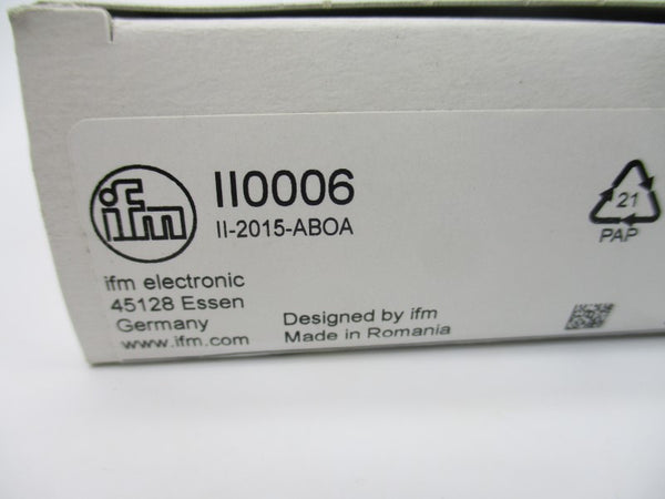 IFM EFECTOR II006 II-2015-ABOA 20-250VAC/DC NSMP