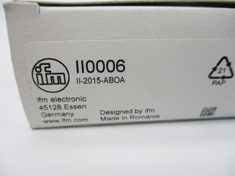 IFM EFECTOR II006 II-2015-ABOA 20-250VAC/DC NSMP