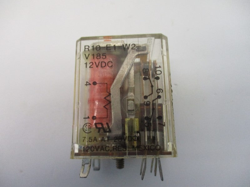 POTTER&BRUMFIELD R10-E1-W2-V185 12VDC 7.5A NSNP