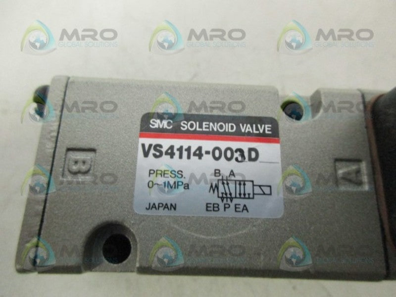SMC VS4114-003D SOLENOID VALVE  NSNP