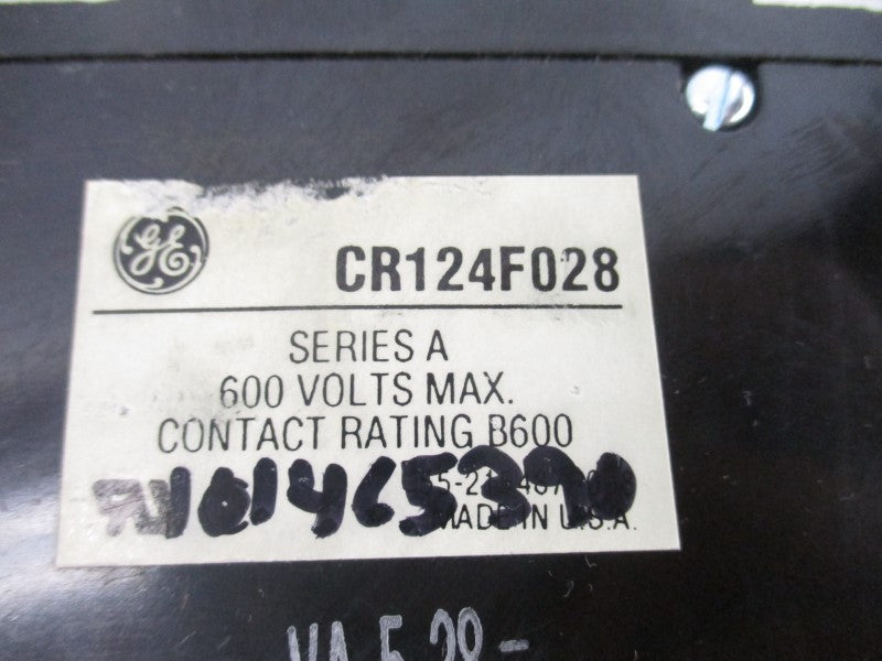 GENERAL ELECTRIC CR124F028 SER. A 600V NSNP