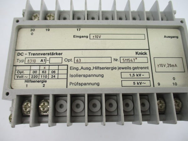 KNICK 8310A1 511547 220V UNMP