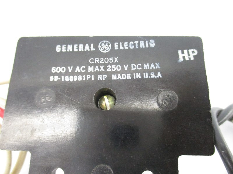 GENERAL ELECTRIC CR205X 600VAC NSNP