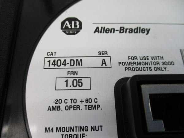 ALLEN BRADLEY 1404-DM SER. A F/W 1.05 NSNP