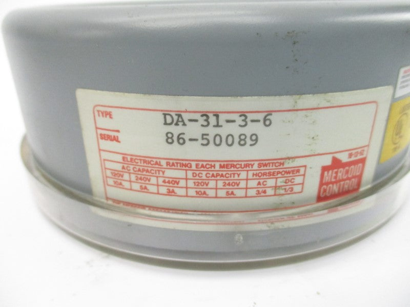 MERCOID CONTROL DA-31-3-6 440V 3A NSNP