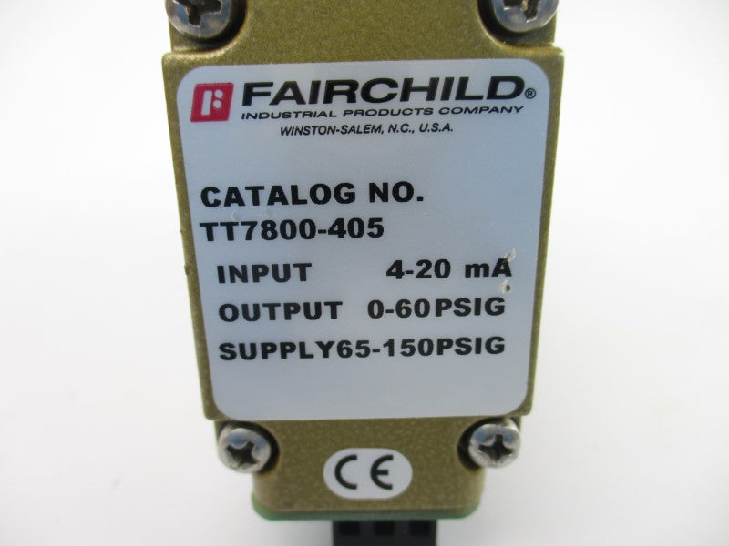 FAIRCHILD TT7800-405 65-150PSI NSNP