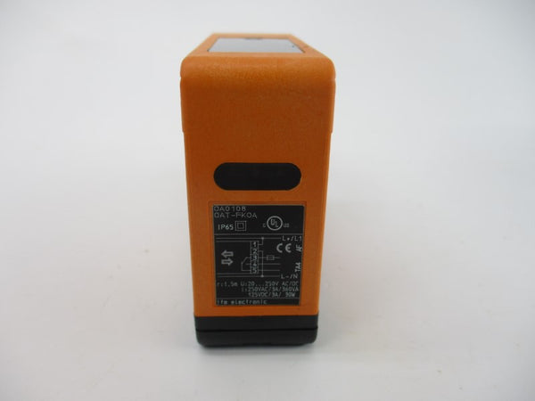 IFM EFECTOR OA0108 OAT-FKOA 20-250VAC/DC 3A NSMP