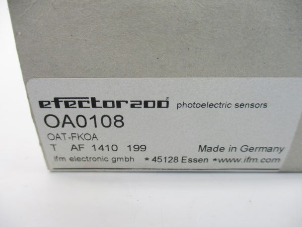 IFM EFECTOR OA0108 OAT-FKOA 20-250VAC/DC 3A NSMP