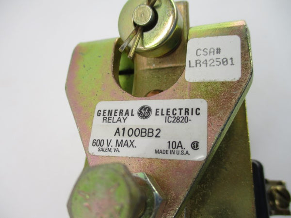 GENERAL ELECTRIC IC2820-A100BB2 230/250VDC  10A NSNP