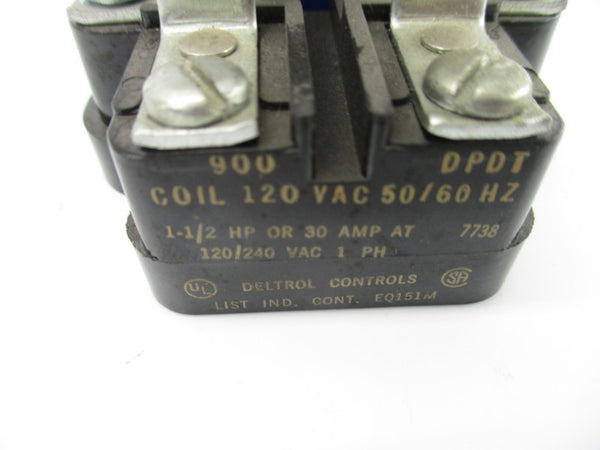 DELTROL CONTROLS 900DPDT 120VAC 30A NSNP