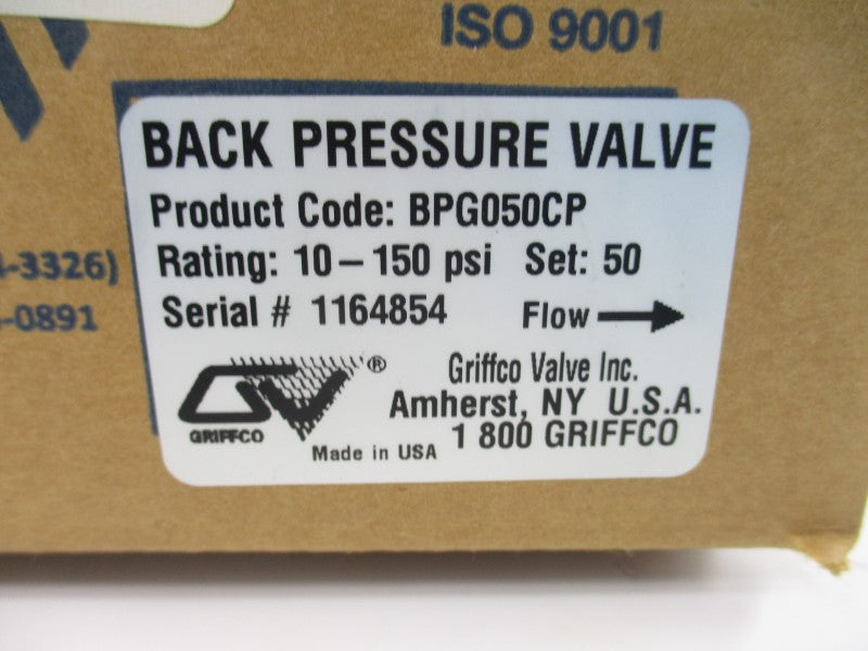 GRIFFCO BPG050CP 10-150PSI NSMP