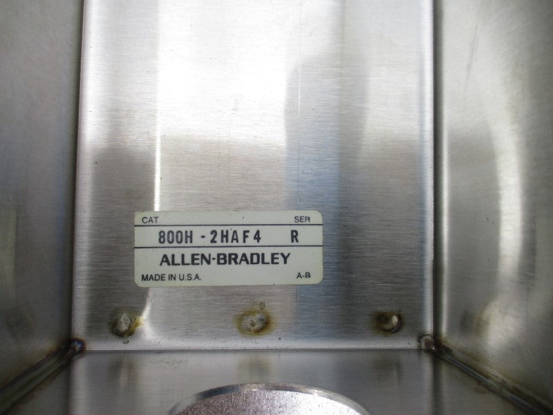 ALLEN BRADLEY 800H-2HAF4 SER. R NSNP