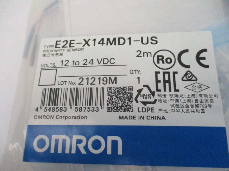 OMRON E2E-X14MD1-US 12-24VDC 2M NSMP