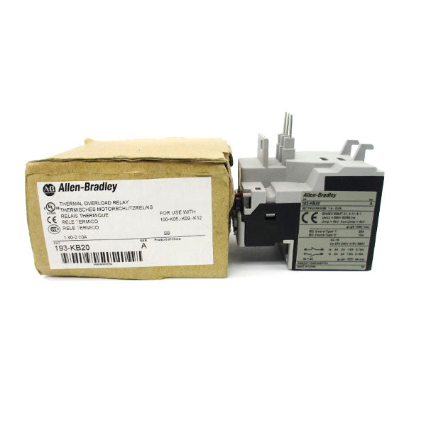 ALLEN BRADLEY 193-KB20 SER. A 690V 1.4-2.0A (BR/WH) NSMP
