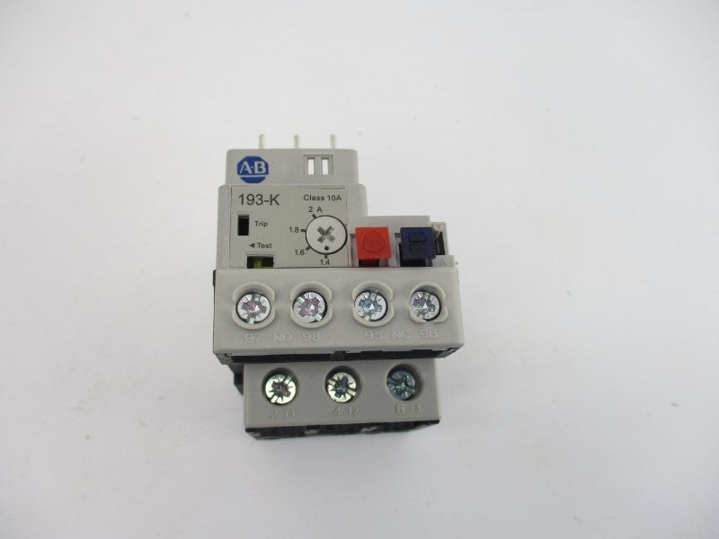 ALLEN BRADLEY 193-KB20 SER. A 690V 1.4-2.0A (BR/WH) NSMP