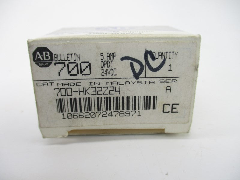 ALLEN BRADLEY 700-HK32Z24 SER. A 24VDC 5A (GY/BL) NSMP