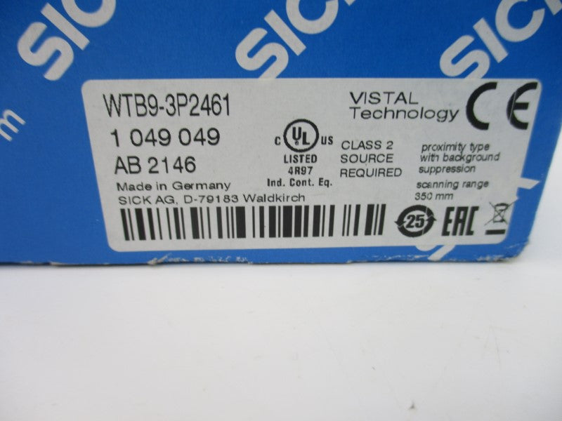 SICK WTB9-3P2461 1049049 10-30VDC NSMP