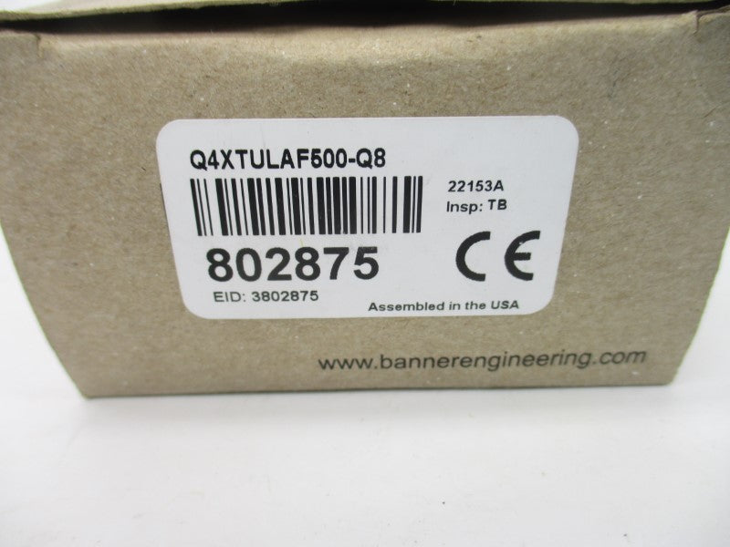 BANNER ENGINEERING Q4XTULAF500-Q8 802875 12-30VDC NSMP