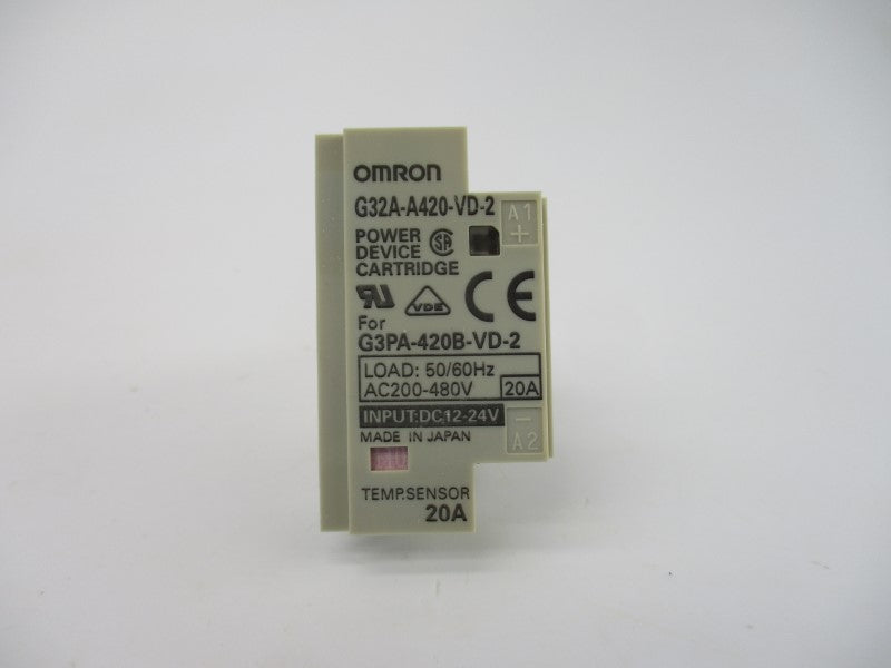 OMRON G32A-A420-VD-2 12-24VDC 20A NSMP