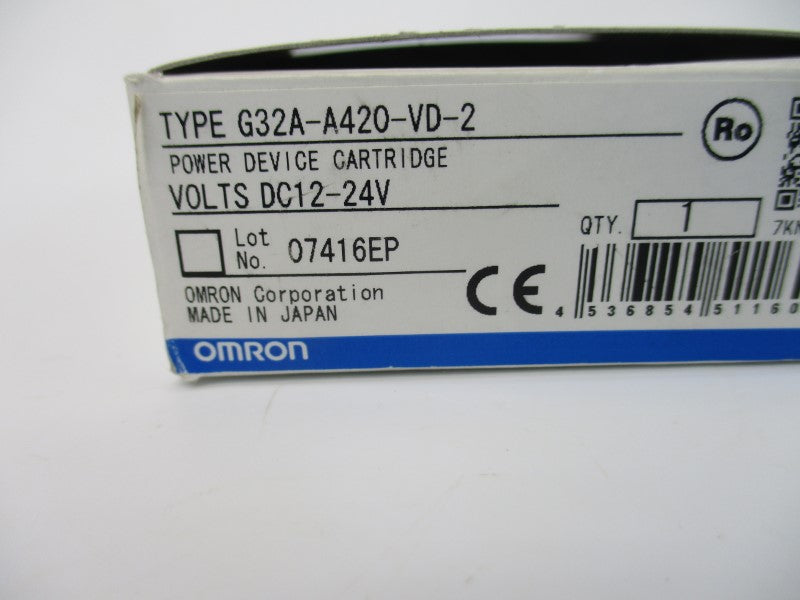 OMRON G32A-A420-VD-2 12-24VDC 20A NSMP