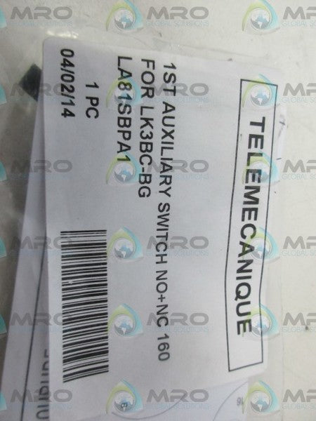 TELEMECANIQUE LA81SBPA1 AUXILLARY SWITCH NSMP