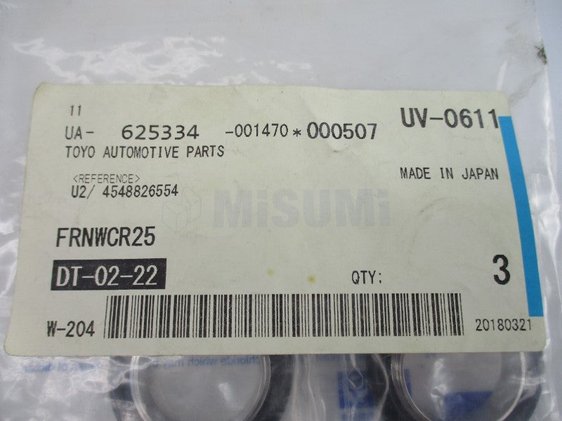 MISUMI FRNWCR25 (PKG OF 3) NSMP