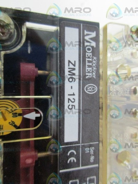MOELLER ZM6-125 CIRCUIT BREAKER UNMP