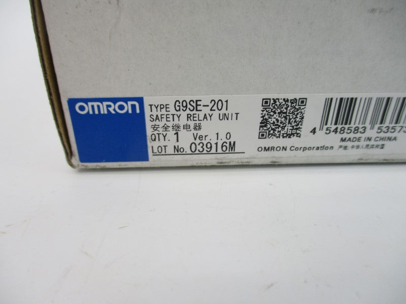 OMRON G9SE-201 VER. 1.0 24VDC 5A NSMP