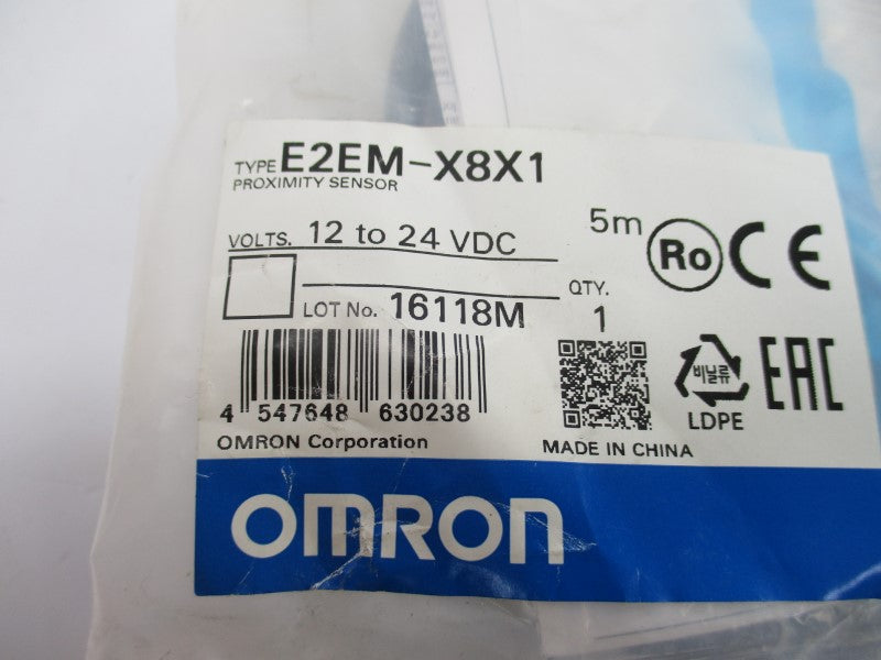 OMRON E2EM-X8X1 12-24VDC 5M NSMP