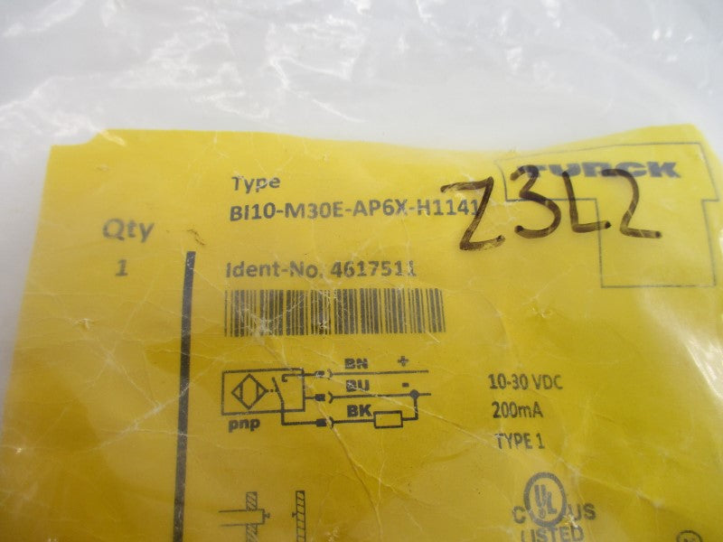 TURCK BI10-M30E-AP6X-H1141 4617511 10-30VDC NSMP