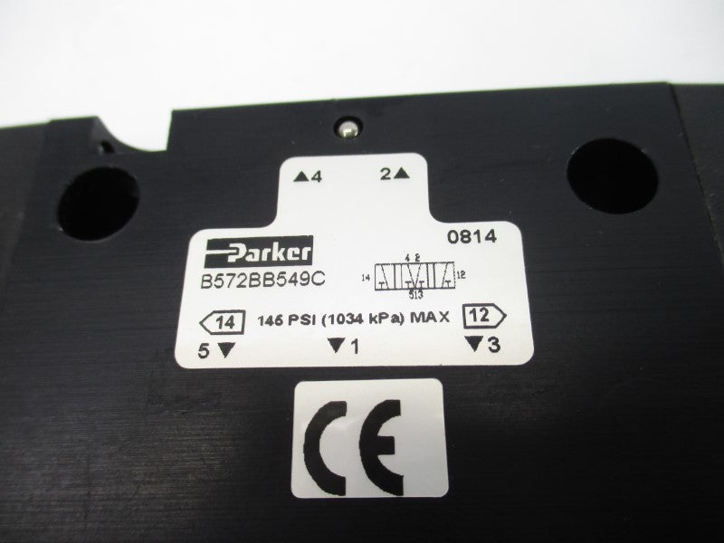 PARKER B572BB549C 24VDC 146PSI NSNP