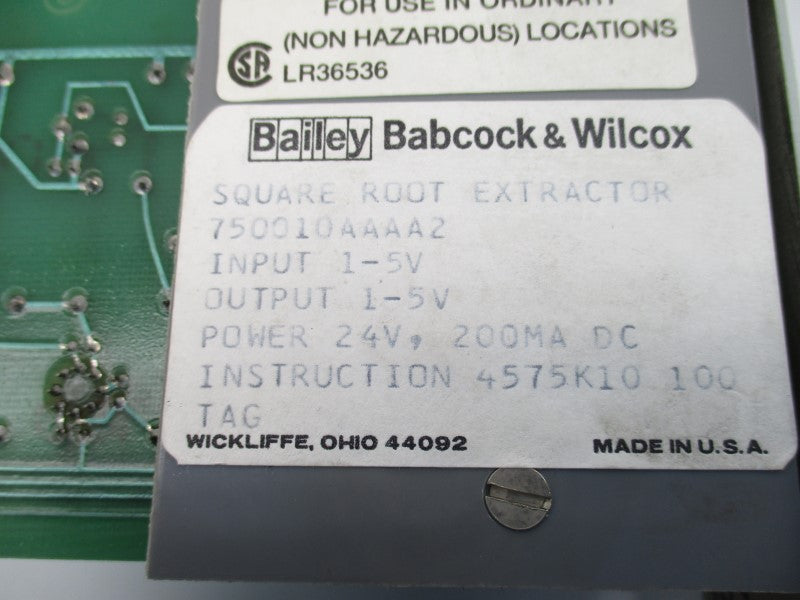BAILEY 750010AAAA2 24V NSNP