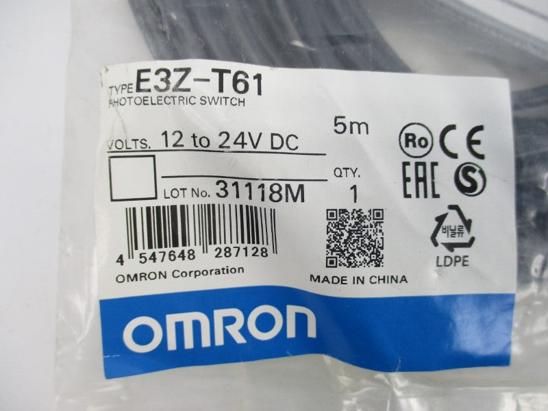 OMRON E3Z-T61 12-24VDC 5M NSMP