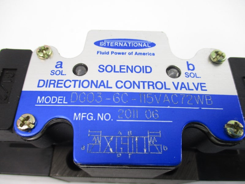 INTERNATIONAL DG03-6C-115VAC72WB 110V NSNP