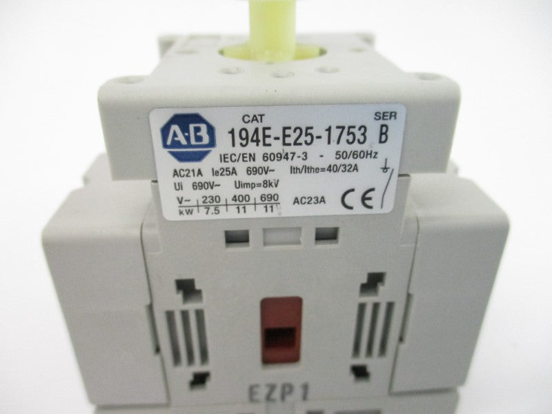 INDUSTRIAL SPARE PART 194E-E25-1753 SER. B 690V 25A NSNP