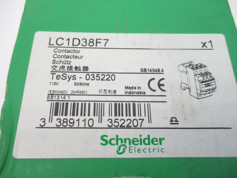 SCHNEIDER ELECTRIC LC1D38F7 690V 50A NSMP