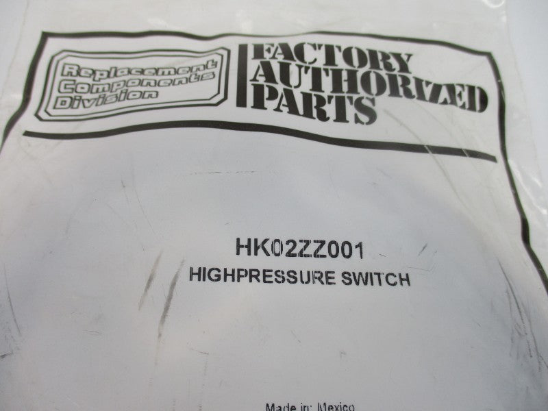FACTORY AUTHORIZED PARTS HK02ZZ001 NSMP