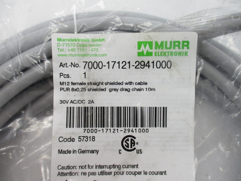 MURR ELEKTRONIK 7000-17121-2941000 30VAC/DC 2A NSMP