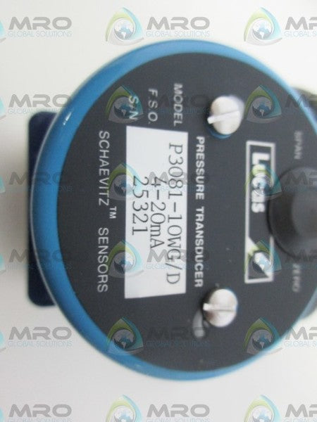 LUCAS P3081-10WG/D PRESSURE TRANSDUCER NSNP